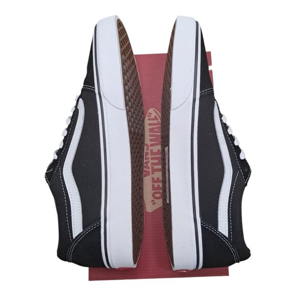 NWT Vans Ward Suede Canvas Sneakers – Black/White – Men’s Size 8.5 ( 26.5 CM ) - Picture 11 of 15